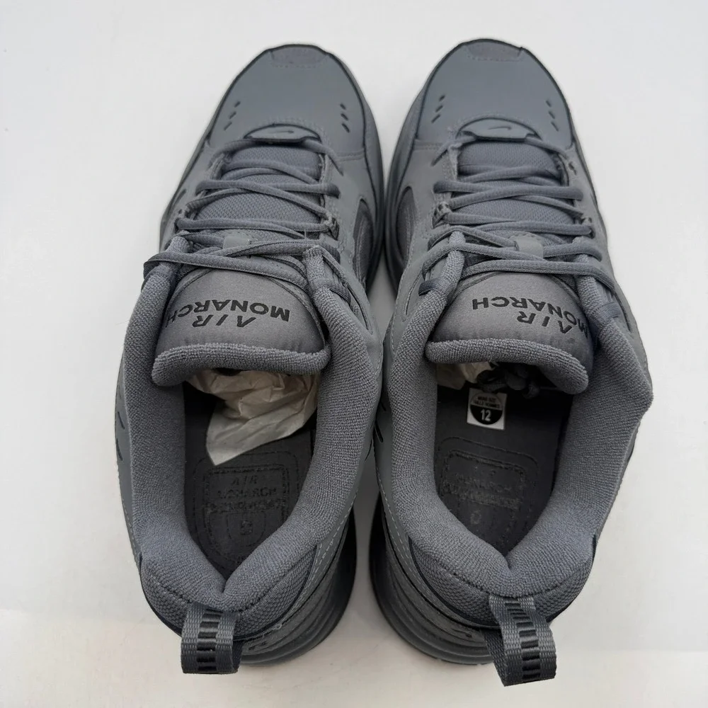 Nike Air Monarch IV Shoes Mens Size 12 Dark Grey Black Training 415445-020